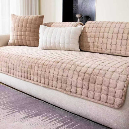 PawLounge™ – Quilted Cozy Sofa Cover