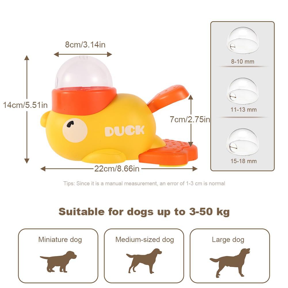 SnackyQuack - (Interactive Dog Toy Feeder)
