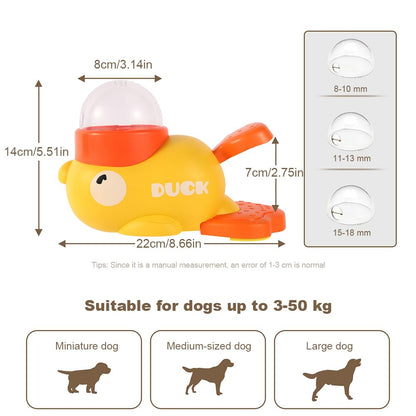 SnackyQuack - (Interactive Dog Toy Feeder)