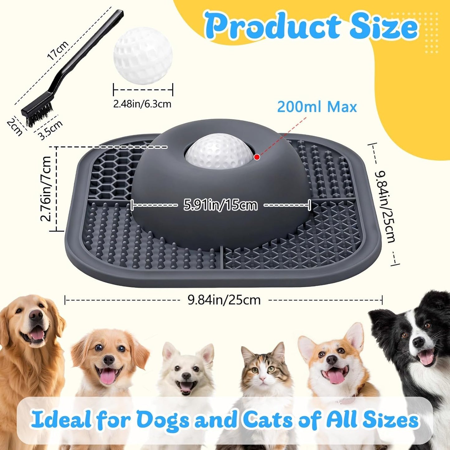 PawFeast™ 2-in-1 Slow Feeder Bowl & Lick Mat