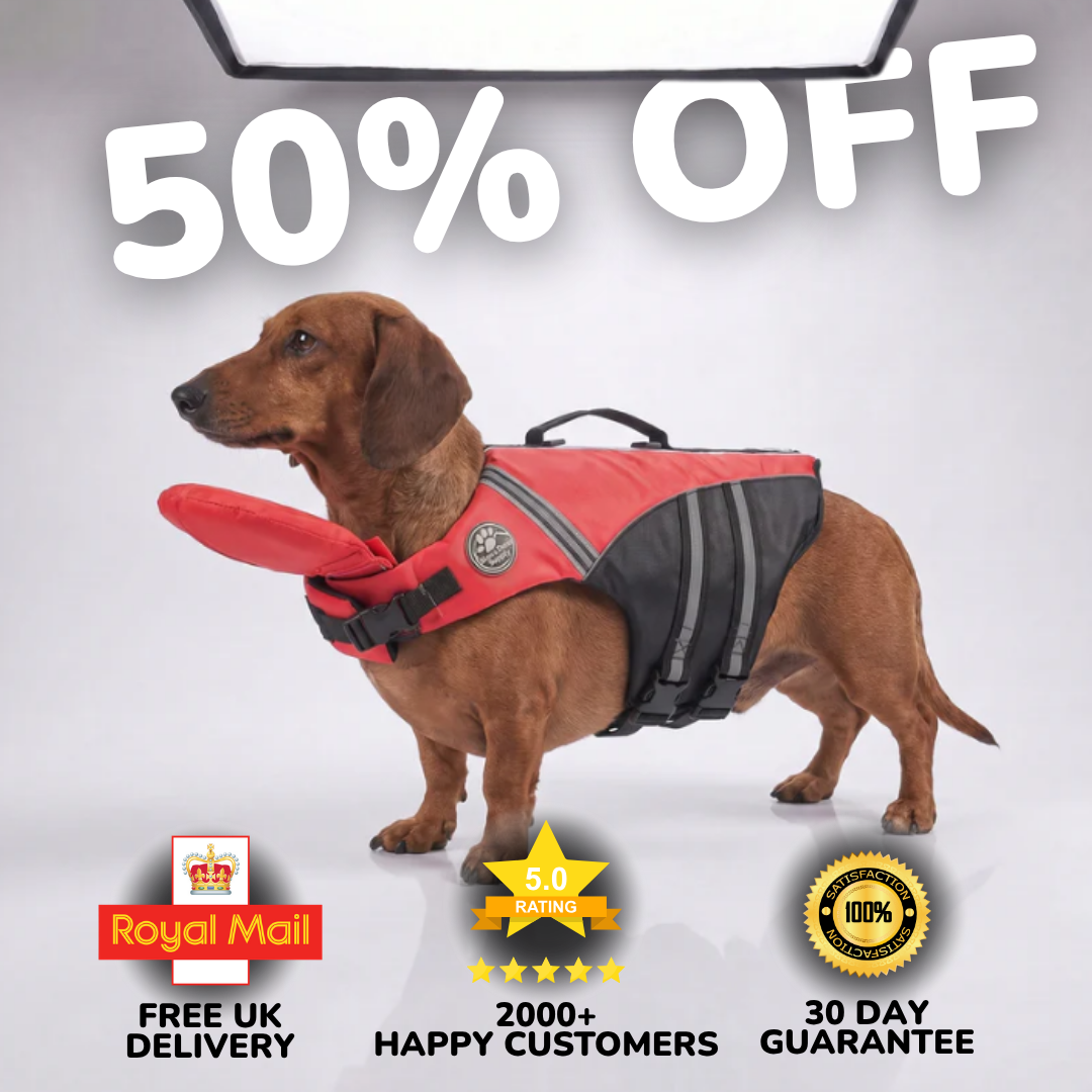 PawVest™ – Dog Life Jacket & Flotation Vest