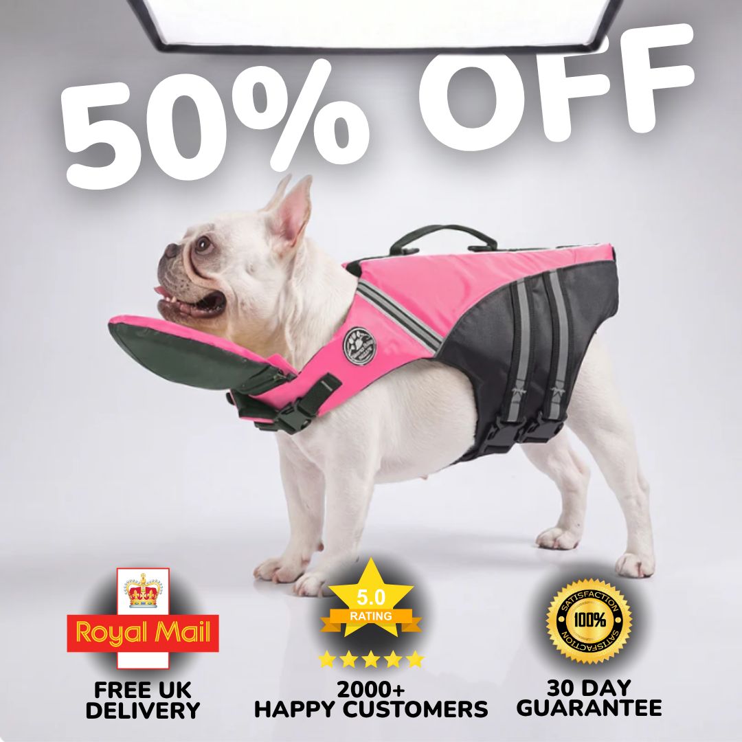 PawVest™ – Dog Life Jacket & Flotation Vest