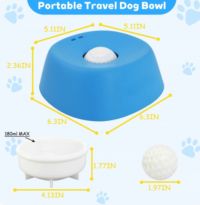Slow Paws (Slow Feeder Dog Bowl)