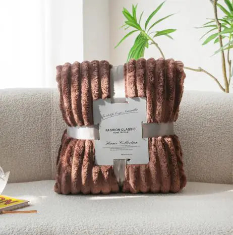 CozyStripe Comfort Blanket