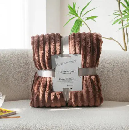 CozyStripe Comfort Blanket