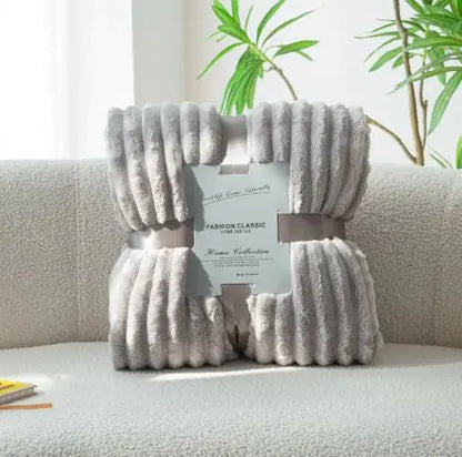 CozyStripe Comfort Blanket